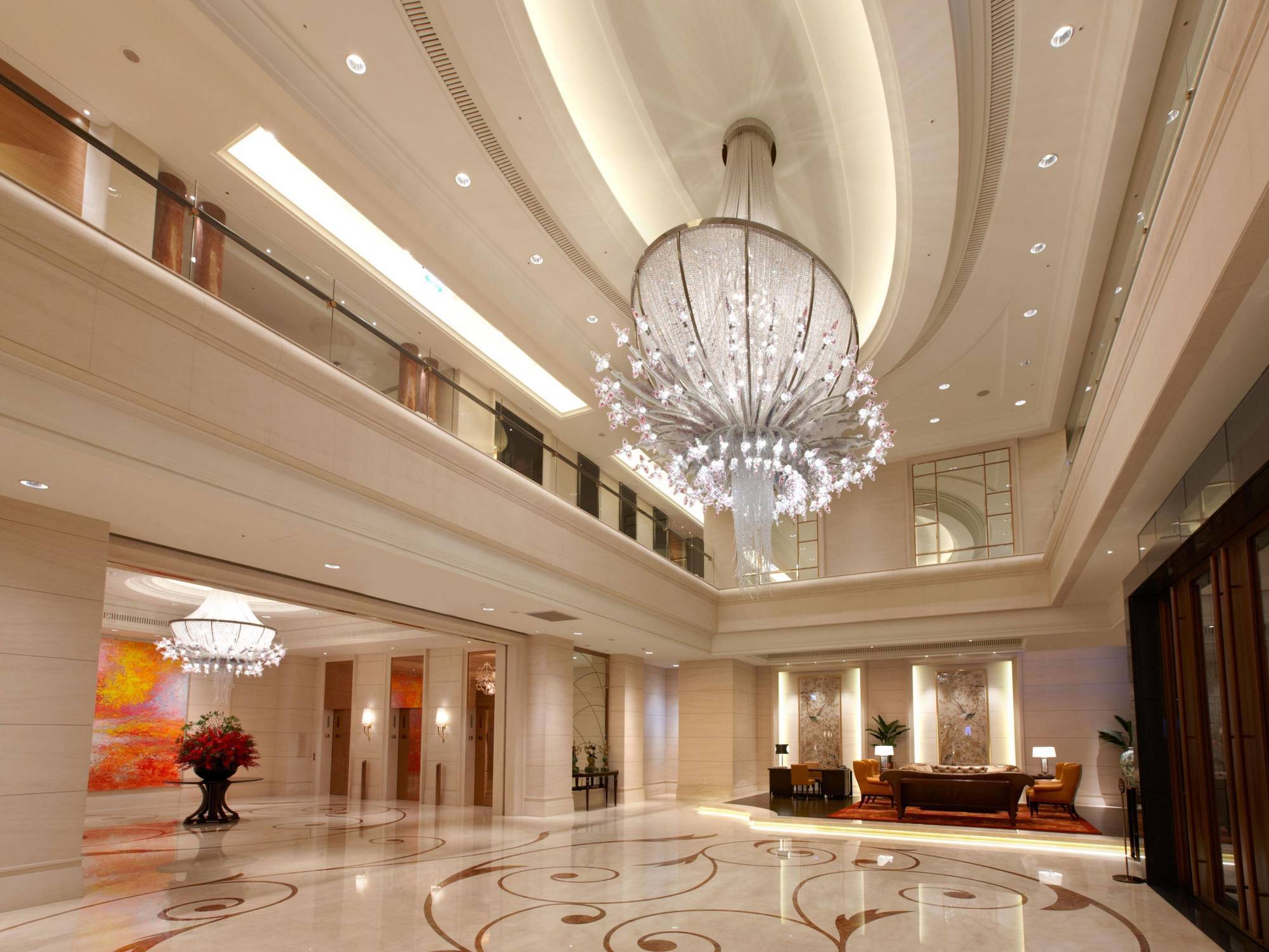 Hotel The Okura Prestige Taipéi Exterior foto The lobby of the hotel
