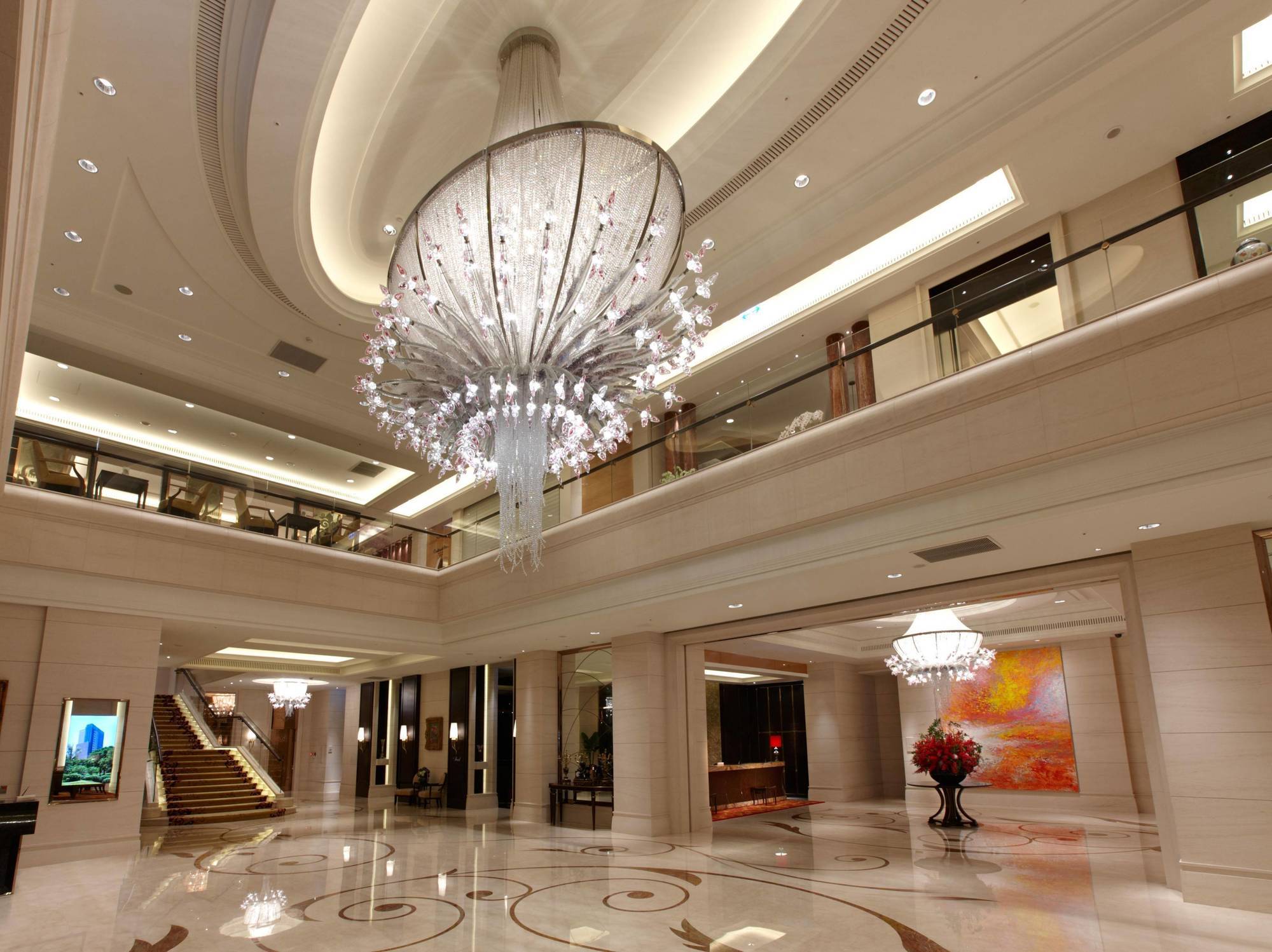 Hotel The Okura Prestige Taipéi Exterior foto The lobby of the hotel